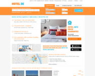 Webseite von HOTEL DE zum HOTEL DE Gutschein einlösen
