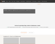 Webseite von Opodo zum Opodo Gutschein einlösen