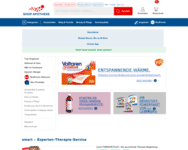 Webseite von Shop Apotheke zum Shop Apotheke Gutschein einlösen